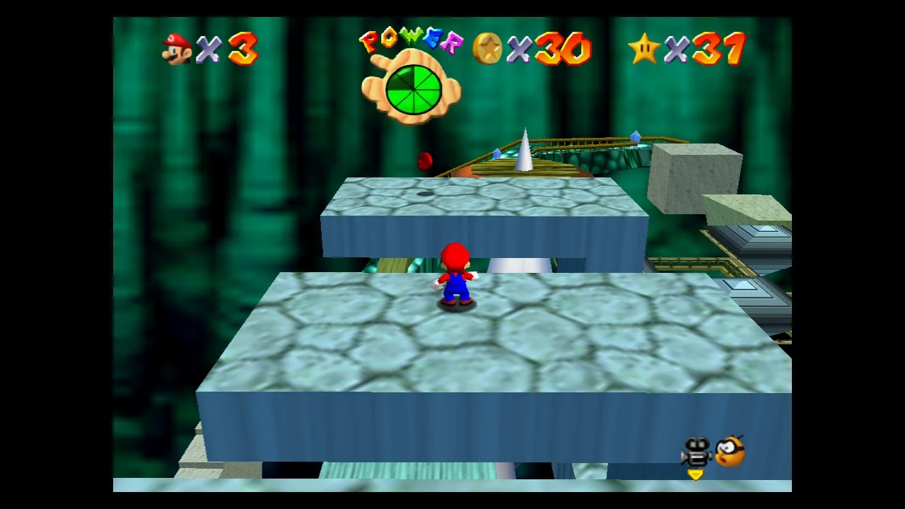 Super Mario 64 - 4. Bowser in the Dark World 8 Red Coins - Peach's Castle Secret Stars 7.