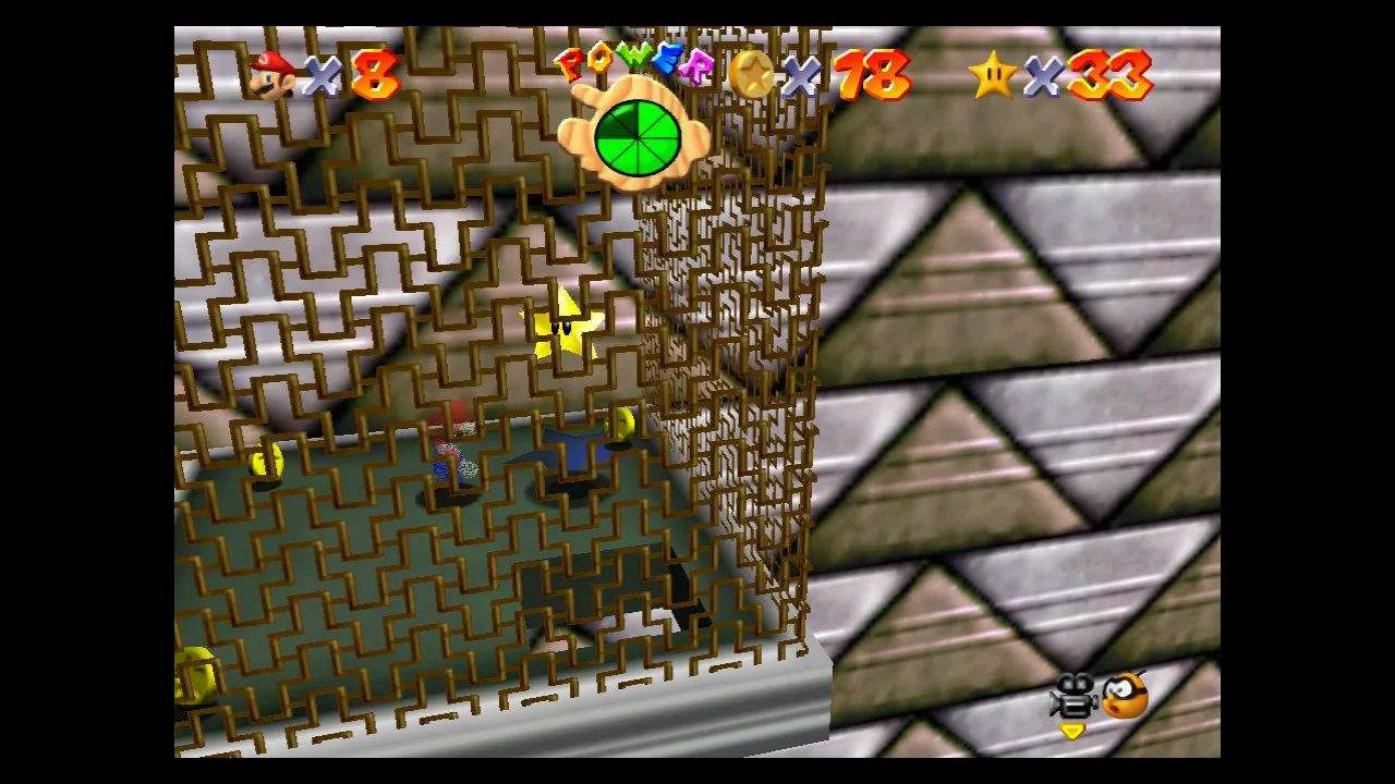 Super Mario 64 - 7. Vanish Cap Under the Moat 8 Red Coins - Peach's Castle Secret Stars 10.