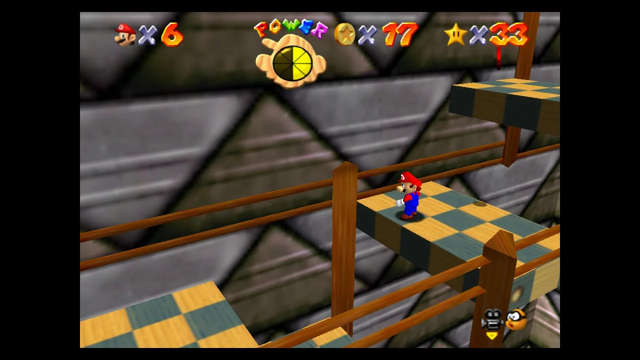Super Mario 64 - 7. Vanish Cap Under the Moat 8 Red Coins - Peach's Castle Secret Stars 9.